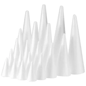 DIY Toy Christmas Tree Decorations Conical Polystyrene Foam Decorations