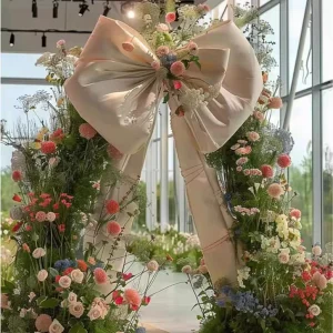 DKB Factory Customized Wedding Backdrop Decorations Romantic Wedding Artificial Flower Decoration Set