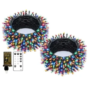 Dark Green Line Light String 8 Lighting Modes Indoor Festive Atmosphere Outdoor Landscape Decorative Light String