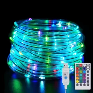 Decorating App Control Smart LED Rope Light USB With Remote Waterproof LED Strip Lights for Indoor Outdoor Christmas Lights