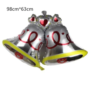 Decorative Cartoon Inflatable Merry Christmas Mini Balloons Christmas Party Decorations Aluminum Foil Balloons