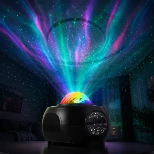 Decorative Lights Northern Lights Aurora Projector USB Powered LED for Indoor Festival Decorations RGB Colors Remote Control