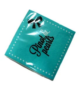 Decoupage China Paper Napkins Silver and White Birthday & April Fool’s Day