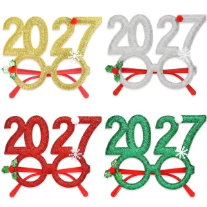 Digital Christmas Photo Booth Props Glasses Birthday Party Decoration Photo Props Berry