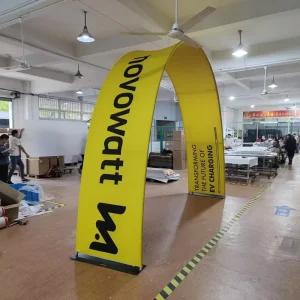 Digital Printing Custom Size Logo Arch Race Gate Banner