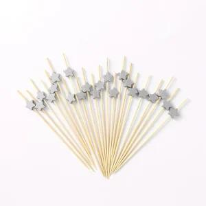 Disposable Bamboo Bead Picks Skewer Toothpicks for Fruit