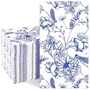Disposable Custom Printed Napkins Bag Style Personalized Design For Brand Promotion Weddings & Special Events
