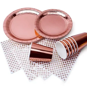 Disposable Tableware Kit Paper Plates Birthday Party Paper Plates