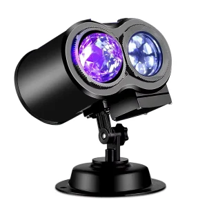 Diwali Festival Binoculars Water Pattern Light Remote Control RGBW Outdoor Holiday Projector Rotating Halloween Projector