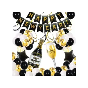 Diwali Ramadan Thanksgiving Easter Party Decoration Disposable Balloon Set Happy Birthday Banner Arch Kit Backdrop