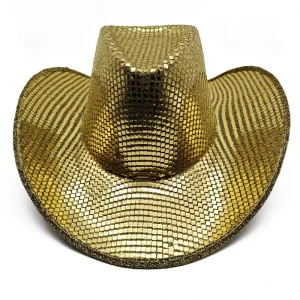 Durable Felt Y2K Style Cowgirl Hat Costume Party Classic Heritage Contemporary Design Western Style Costume Accessory