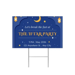 Durable Lightweight Customized Size Corrugated Plastic UV Printed H Stake Blank Lawn Yard Sign Banner Stand