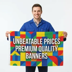 Dye Sublimation Printing Custom Activity Banners Tear Resistant for Trade Show Booth Knitted Polyester Y