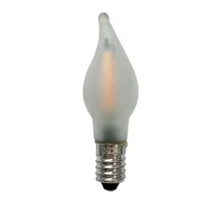 E10 C6 Frosted LED Filament Bulb 8-55V 0.2W for Christmas Candle Arch Accessories