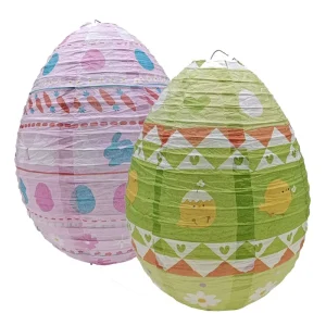 EASTTERN Party Supplies Happy Easter Eggs Paper Lanterns Hanging Decoration Easter Bunny for Spring Easter Party Decorations