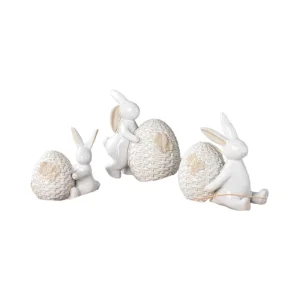 Easter Bunny Ceramic Modern Art Spring Home Decoration Easter Decorations Handmade