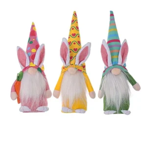 Easter Bunny Doll Ornaments Faceless Old Man Doll Color Long Hat Dwarf Doll Ornaments