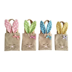 Easter Bunny Gift Bag Fabric Custom Easter Decoration