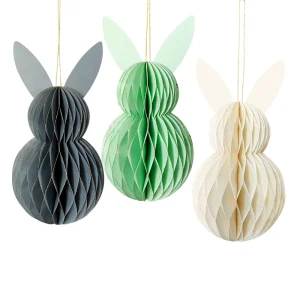 Easter Bunny Honeycomb Hanging Rabbit Holiday Supplies