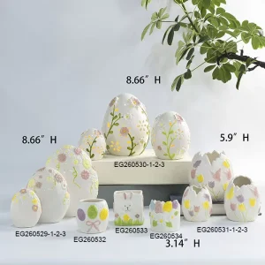 Easter Ceramic Egg Spring Decorative Easter Decoration