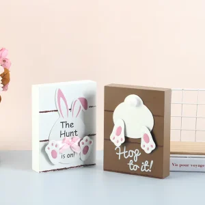 Easter Decorations Rabbit Ornaments Crafts Home Desktop Hanging Modern Minimalist Style