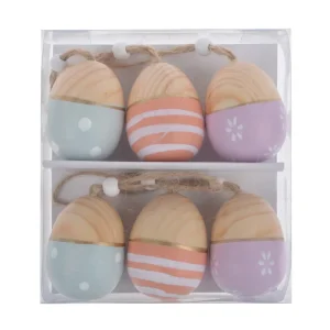 Easter Egg Decoration Wooden Hanging Ornaments Indoor Decor Suppliers