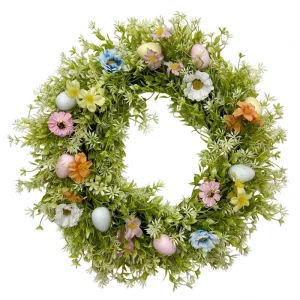 Easter Egg Decorations Garland Artificial Easter Egg Wreath Window Display Door Garland Easter Wreath Signs