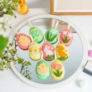 Easter Egg Felt Ornaments