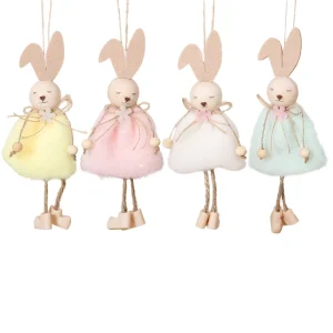 Easter Rabbit Angel Elf DIY Hanging Craft Bunny Ornament