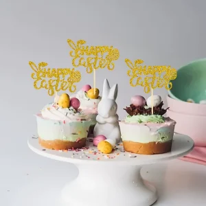 Easter cupcake decorations Spring baked goods holiday decorations for Easter celebrations