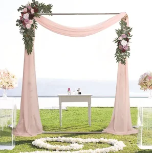 Easy Install Wedding Event Party Decoration Metal Wedding Back Drop Frame Gold Arch Backdrop for Wedding