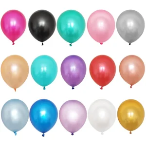 Eco Friendly Biodegradable Latex Party Balloons Assorted Pastel Metallic Latex Balloon Kids Birthday Festival