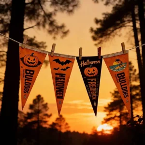 Eco Friendly Non Woven Festival Hanging Banner Home Party Decoration for Halloween Christmas Easter Birthday