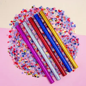 Eco Friendly Wedding Birthday Supplies Hand Throw Paper Rectangle Confetti Party Popper