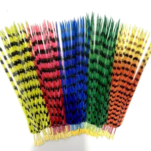 Eco friendly Dyed Venery Pheasant Feathers 24 Inches Veterinary Certified for Home Wedding Holiday Party Birthday
