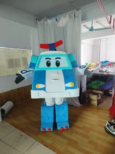 Efun MOQ 1 PC Adult Size Car Mascot Costume Animal Walking Cartoon Car Model Costume for Advertising
