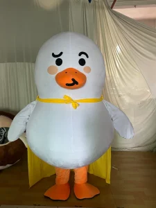 Efun MOQ 1 PC Custom Little Duck Mascot Costume Adult Size Cartoon Animal Model Mascot Costume for Sale