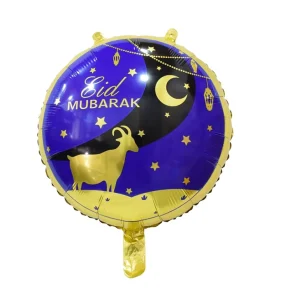 Eid Mubarak Sheep Foil Balloons Party Decoration Supplies Ramadan Decoration Gold EID Balloons for Muslim EID Ballon
