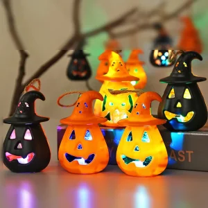 Electronic Candle Pumpkin Lantern Halloween Party Decoration
