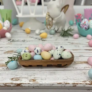 Elegant 5CM Soft Easter Egg Decorations Festive Wall Decorations