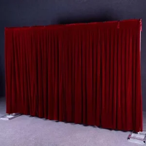 Elegant Fashionable Gauze Velvet Curtain for Wedding and Birthday Party Stage Background Wedding Decorations