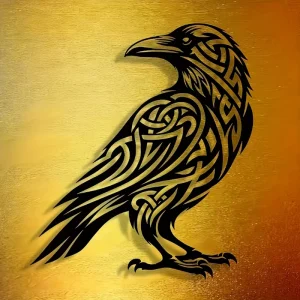 Elegant Raven Stainless Steel Wall Art Sculpture Modern Decorative Sign Black Silhouette Wall Hanging Home Office Custom