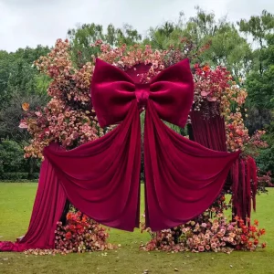 Elegant Romantic Party Bows for Stylish Weddings Luxury Velvet Decorations