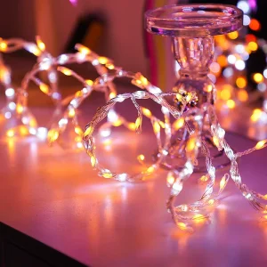 Elegant Stylish Indoor Outdoor LED Christmas Decorative Lighting Festive Firecracker Fairy String Light IP65 for Holiday