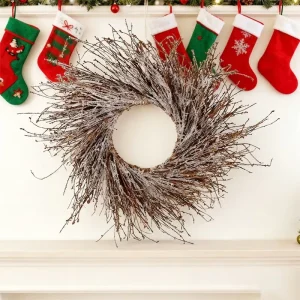 Environmentally Friendly Natural Wreath Eco Friendly Fashionable Christmas Decoration for Parties and Home Use S M L Sizes
