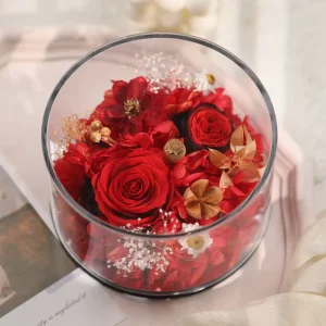 Eternal Rose Premium Handmade Gifts Valentine’s Mother’s Day Graduation New Year Rose Flower Box 100% Natural Preserved