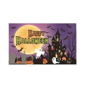 European and American Style Halloween Tapestry Banner Backdrop Cloth Ghost Festival Pumpkin Decorative Hanging