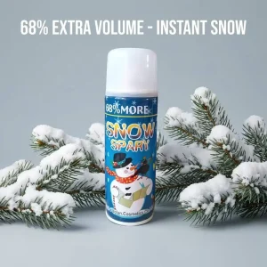Extra Snow Spray Christmas Decoration White Aerosol Spray for Christmas Tree Window Glass Holiday Party Celebration Decor