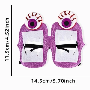 Eyeball and Tooth Style Horror Style Table Decor Halloween Dress up Eyeglasses Frame Multiple Pattern Party Props