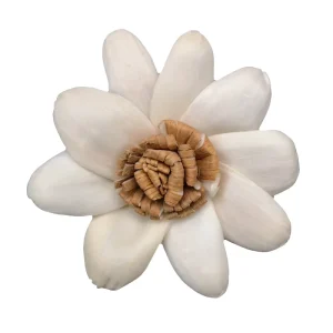 Factory 2.4 Inch Sola Wood Flower Soft Simulation Grass Sun Chrysanthemum Eco Friendly Handcrafted Decorative Flower